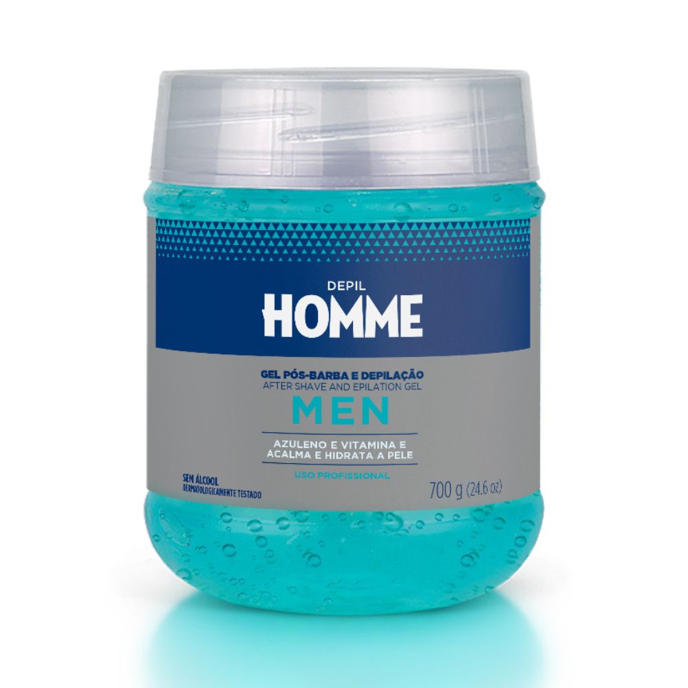 Depil Bella Homme Gel Pós-Barba e Pós-Depilação 700 g