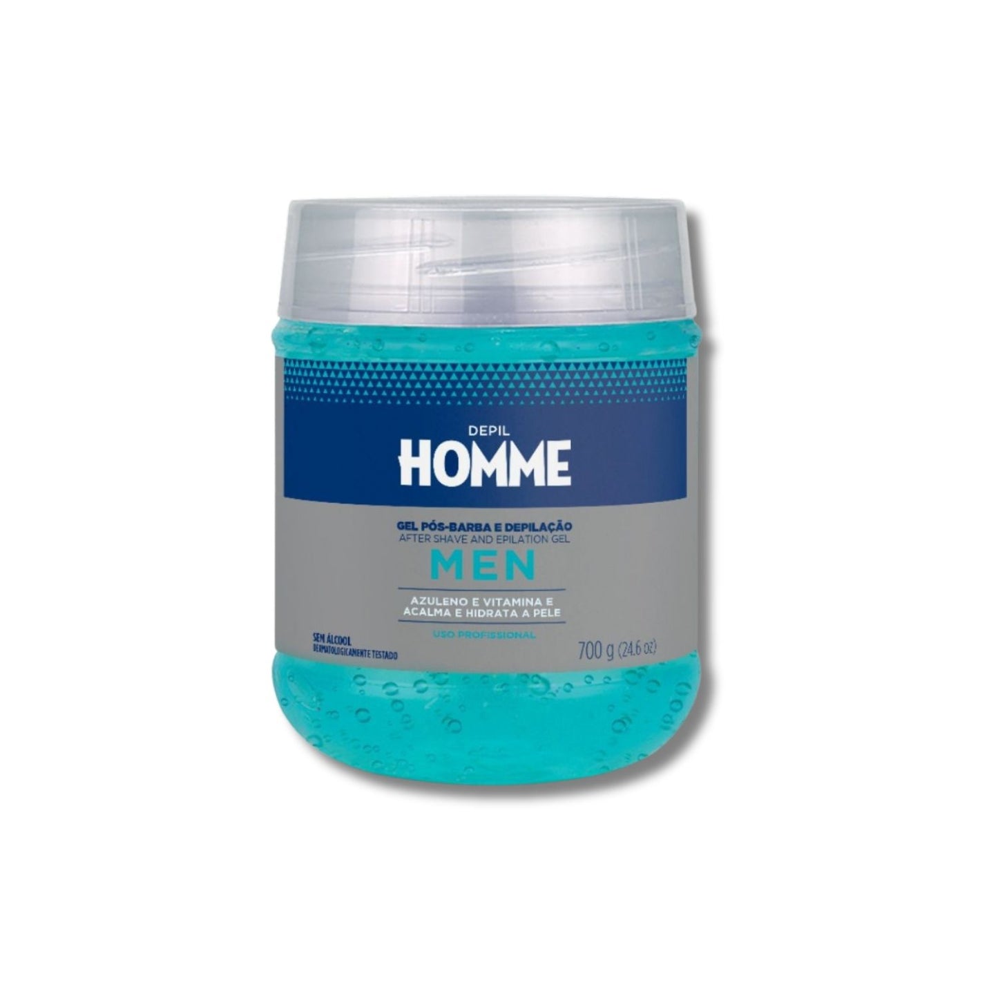 Depil Bella Homme Gel Pós-Barba e Pós-Depilação 700 g