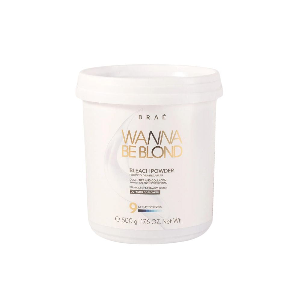 Kit Braé Wanna Be Blond 3 Pó Descolorante Capilar 500 g