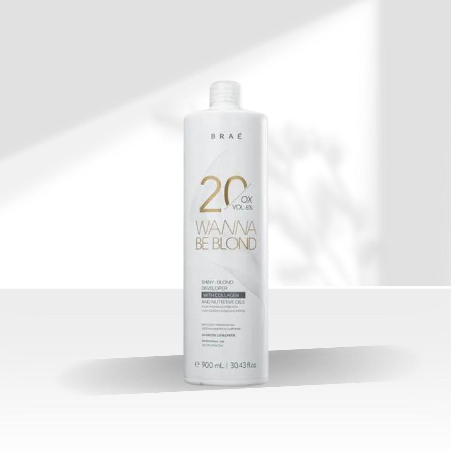 Agua Oxigenada Braé Wanna Be Blond 20 Volume Ox 900 ml