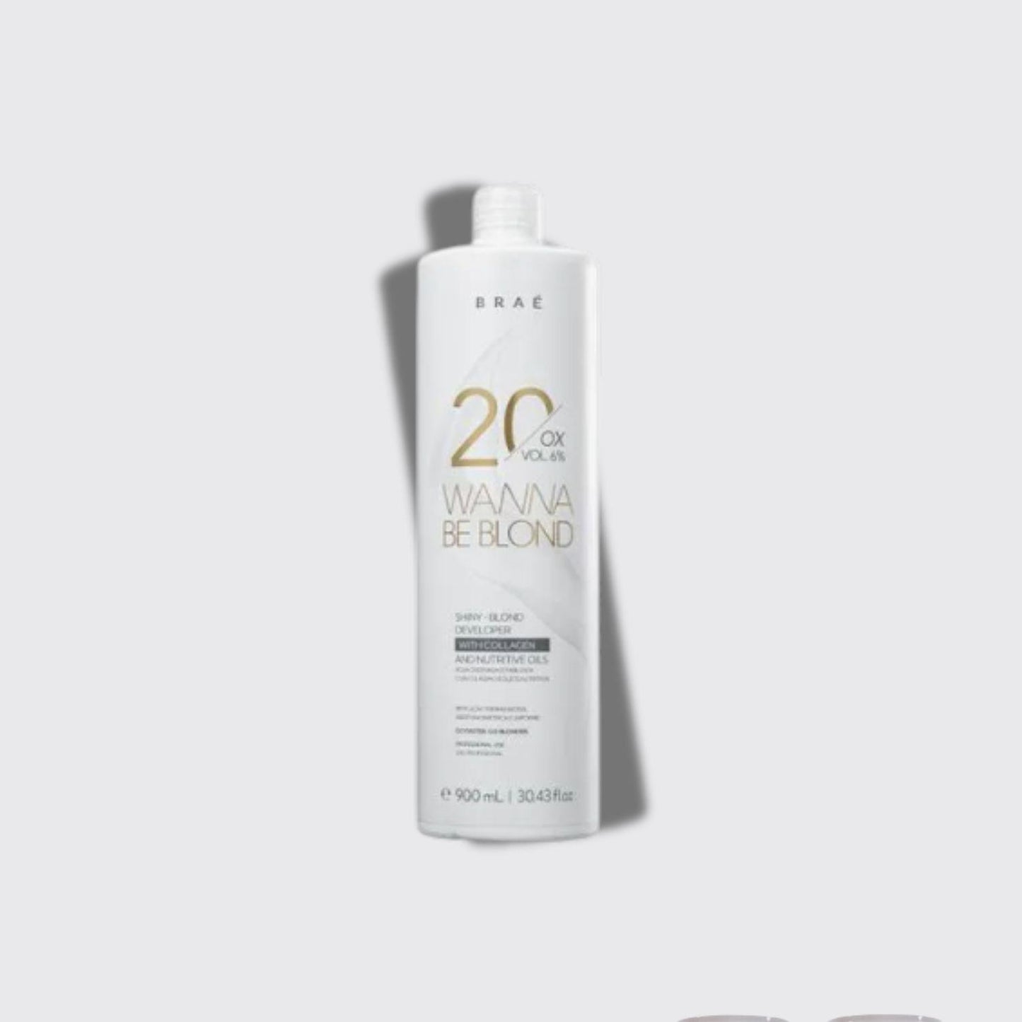 Agua Oxigenada Braé Wanna Be Blond 20 Volume Ox 900 ml