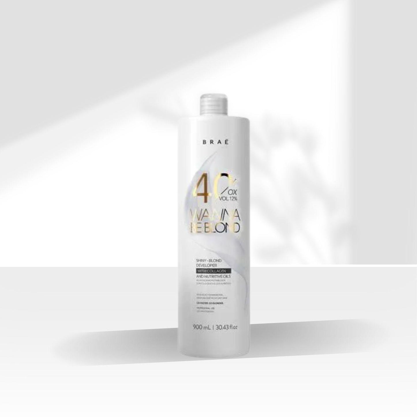 Agua Oxigenada Braé Wanna Be Blond 40 Volume Ox 900 ml