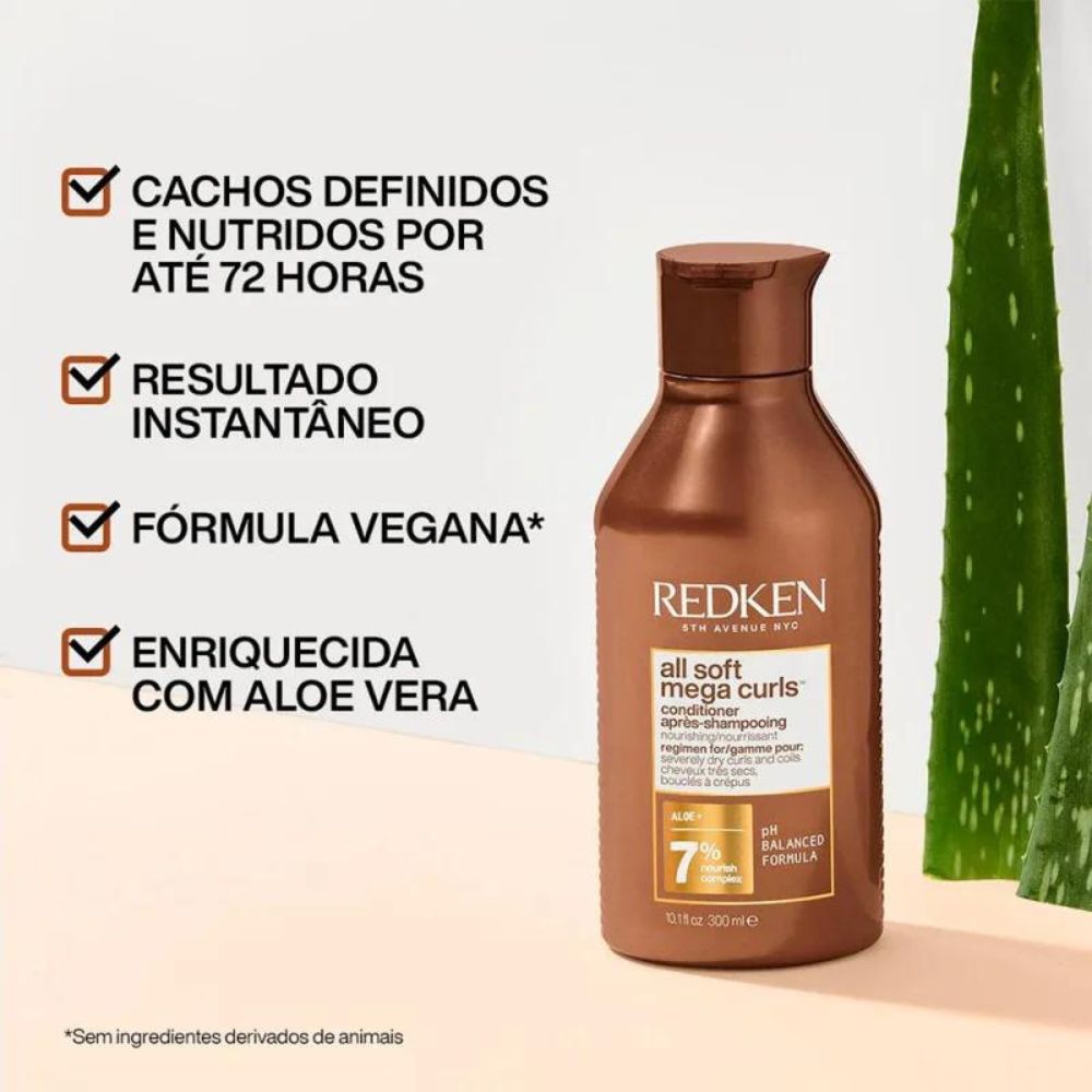 Condicionador Redken All Soft Mega Curls 300 ml