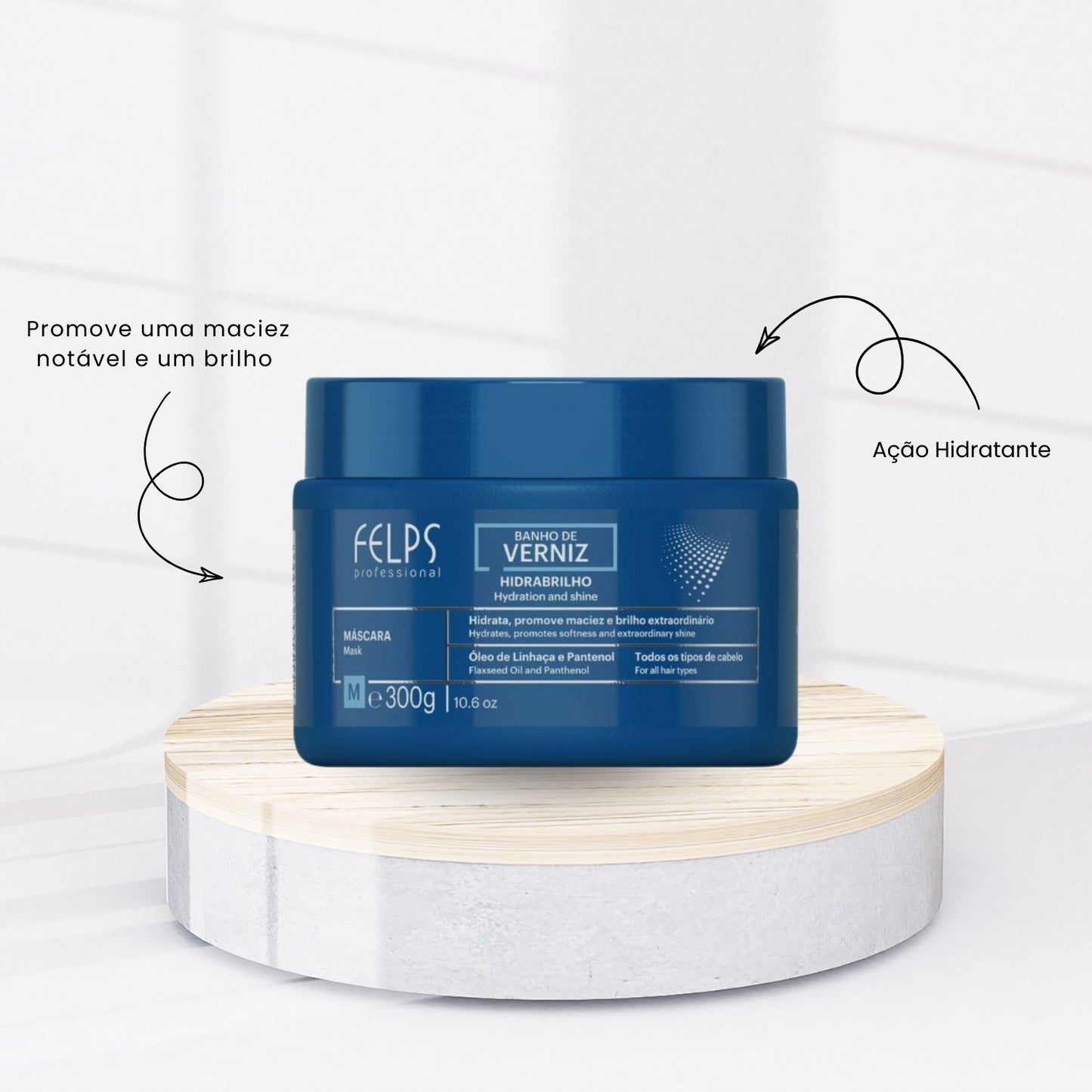 Máscara Felps Banho de Verniz 300 g