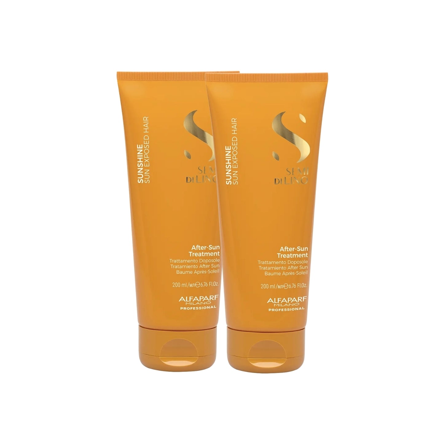 Kit Alfaparf Semi Di Lino Sunshine 2 Máscaras 200 ml