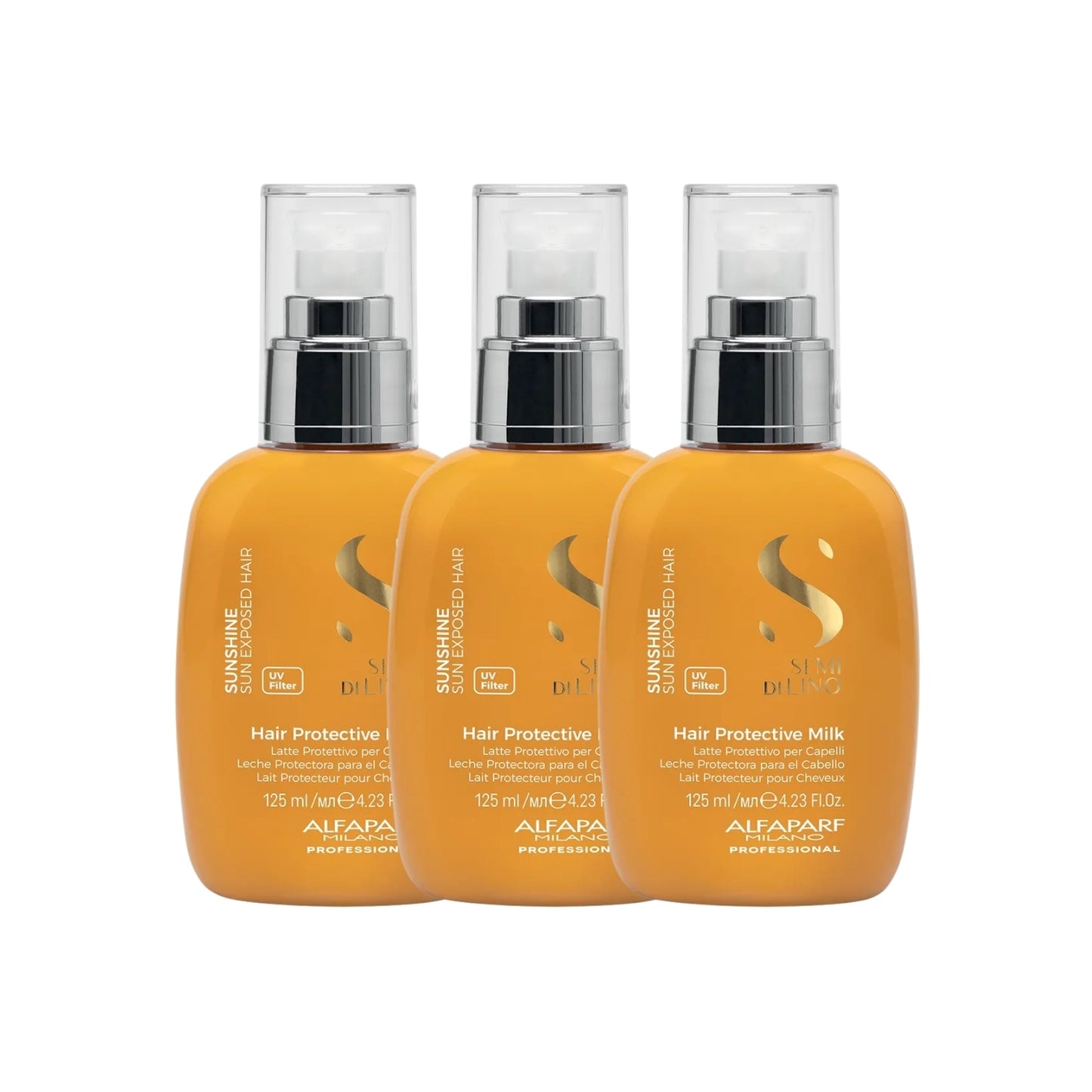 Kit Alfaparf Semi Di Lino Sunshine 3 Leave-in 125 ml