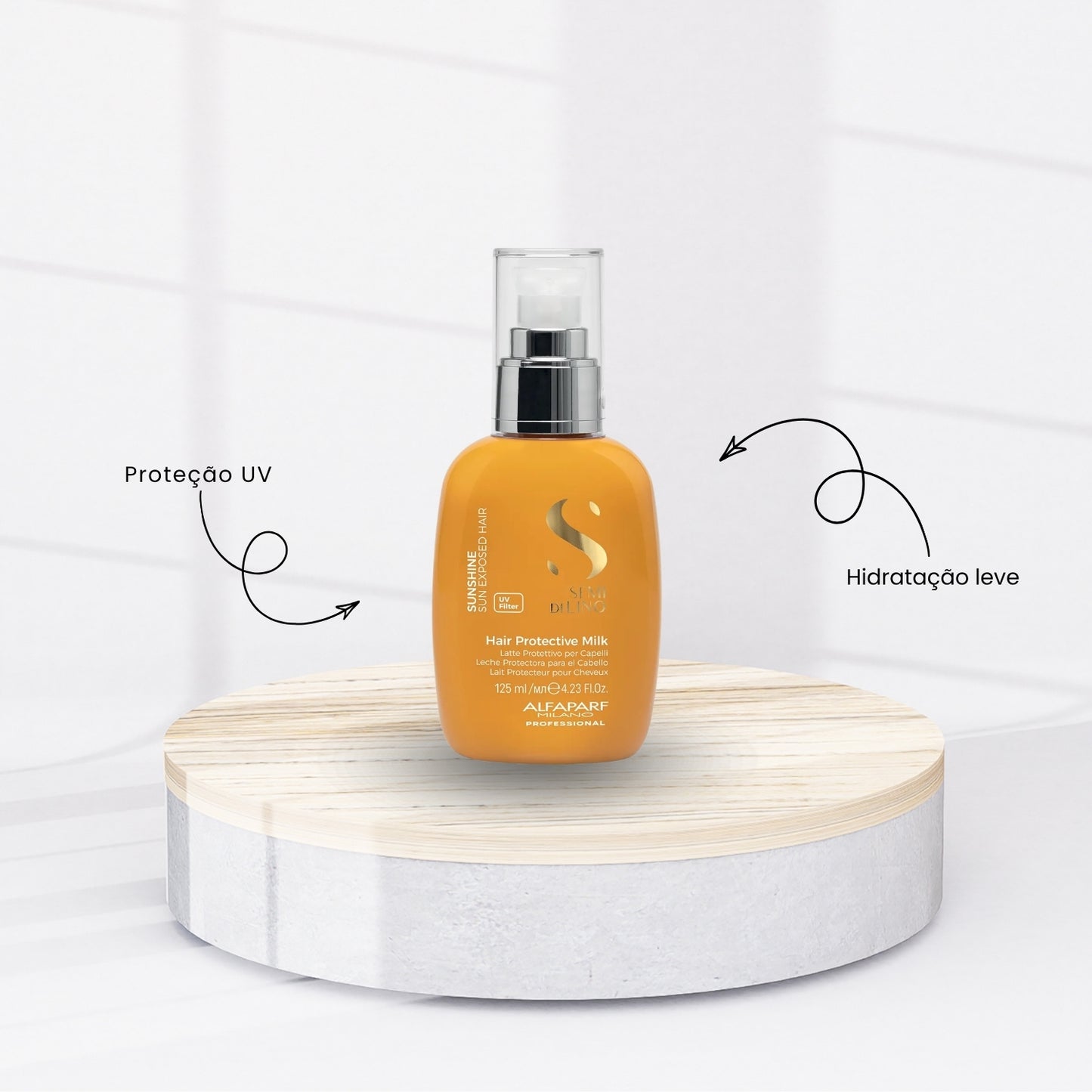Kit Alfaparf Semi Di Lino Sunshine 3 Leave-in 125 ml