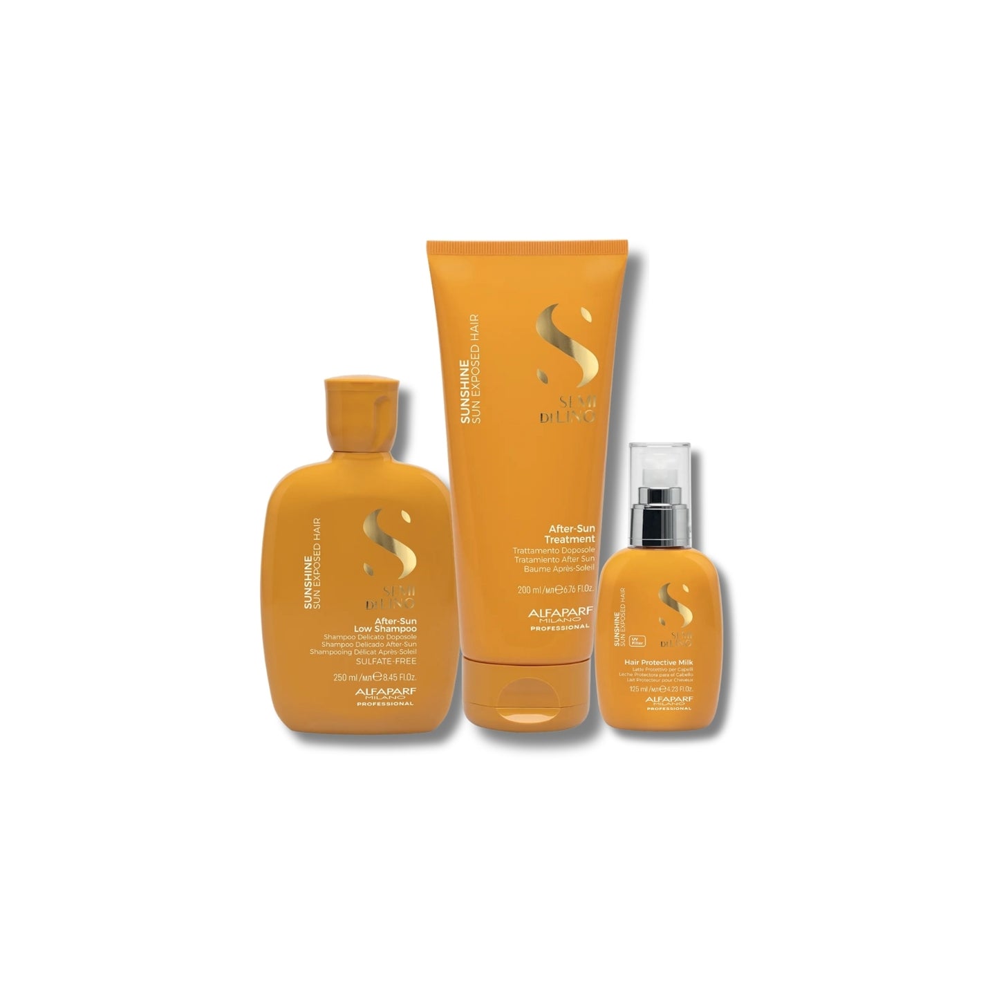 Kit Alfaparf Semi Di Lino Sunshine Home Care (3 Produtos)