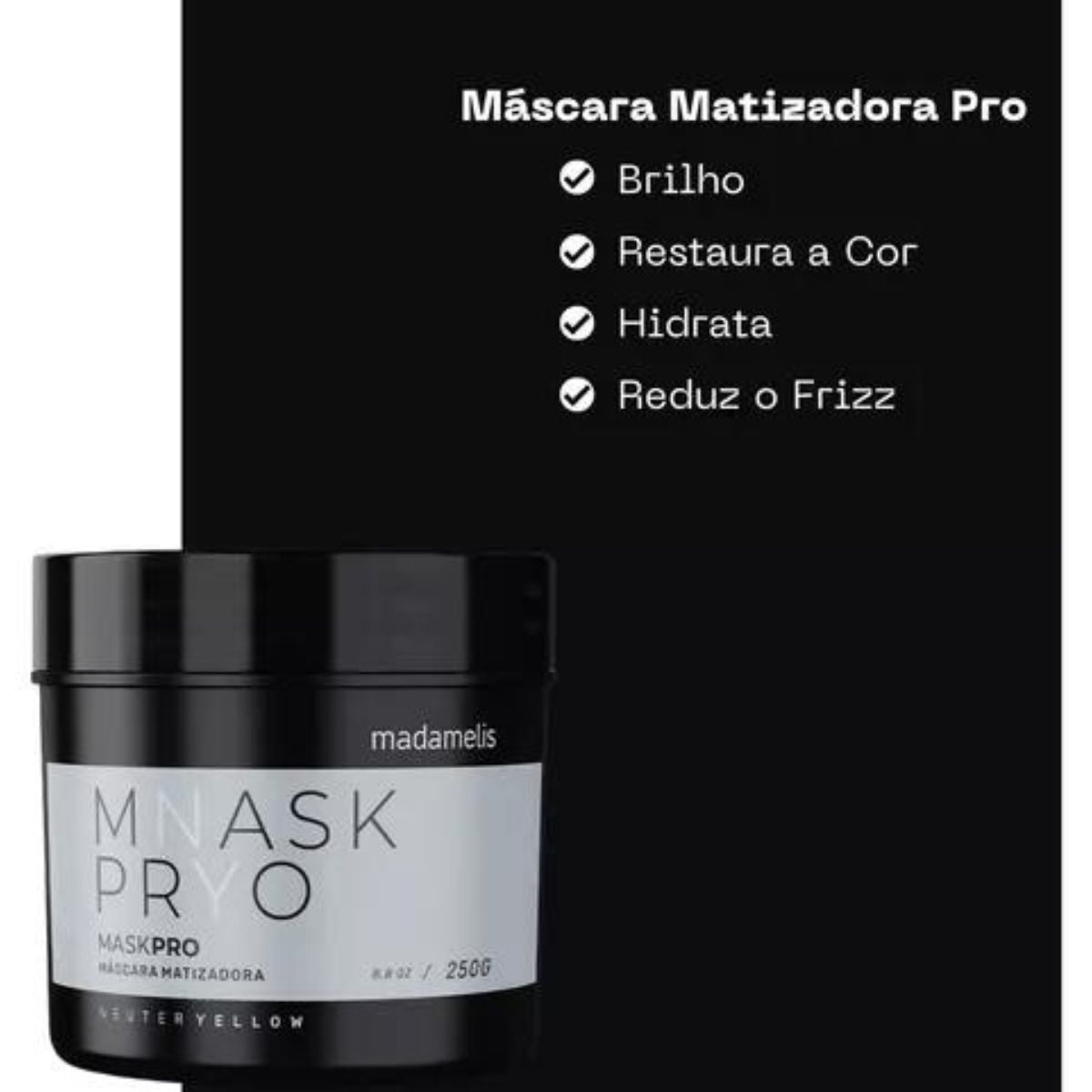 Máscara Matizadora Madamelis Neuter Yellow 250 g