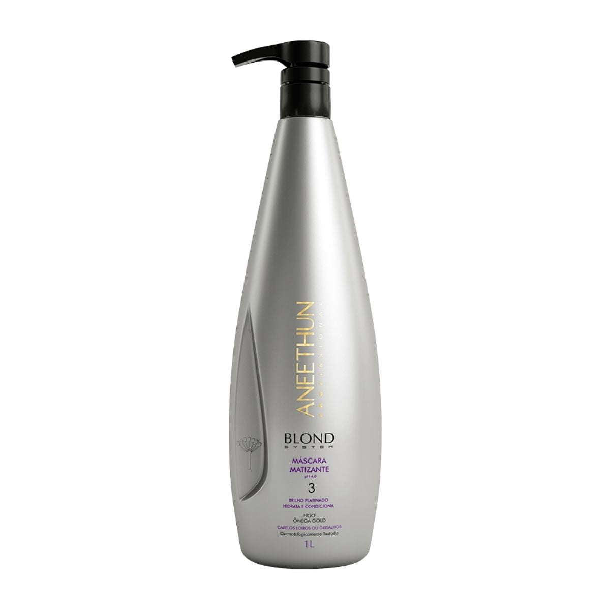 Shampoo Aneethun Blond Matizador 1 Litro