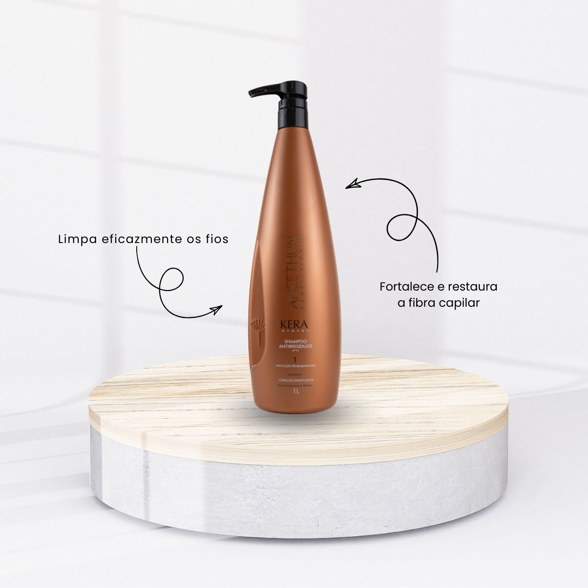 Shampoo Aneethun Kera Reestruturante 1 Litro