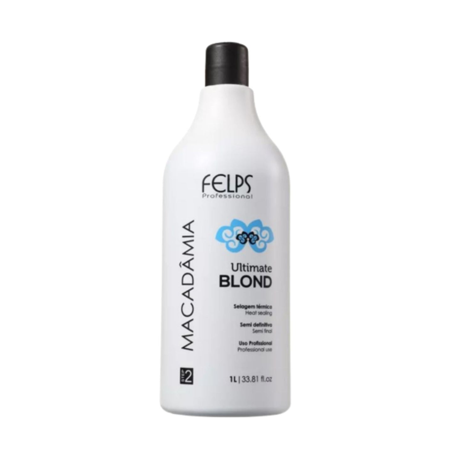 Progressiva Felps Macadâmia Ultimate Blonde Selagem Térmica 1 Litro
