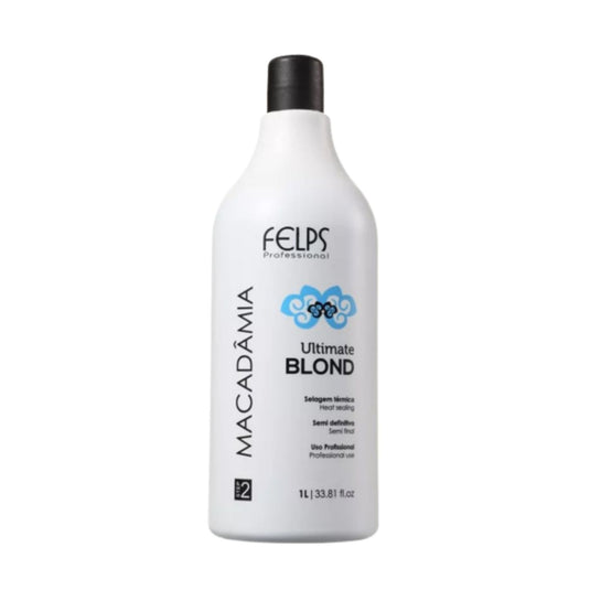 Progressiva Felps Macadâmia Ultimate Blonde Selagem Térmica 1 Litro