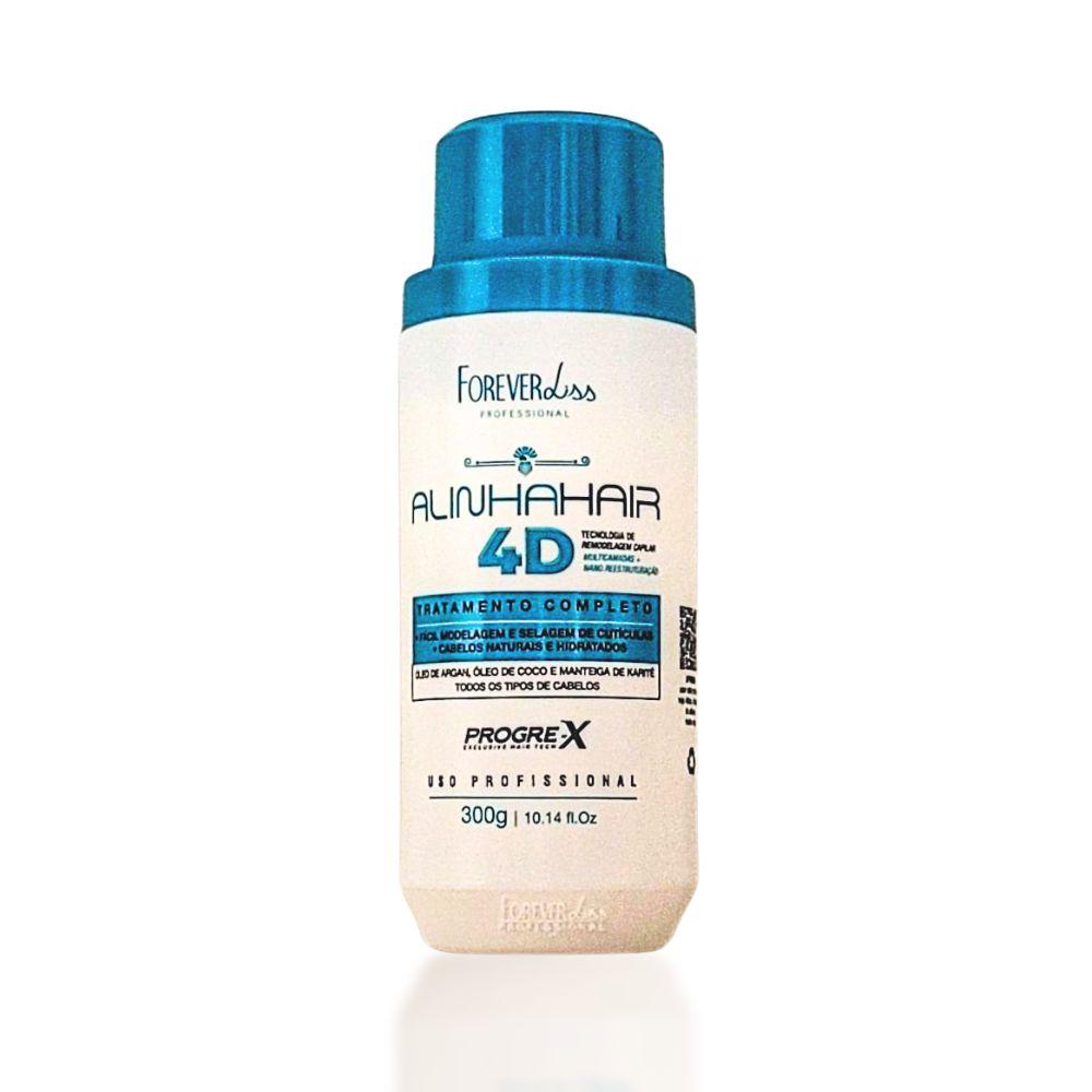 Progressiva Forever Liss AlinhaHair 4D Tratamento Completo 300 g