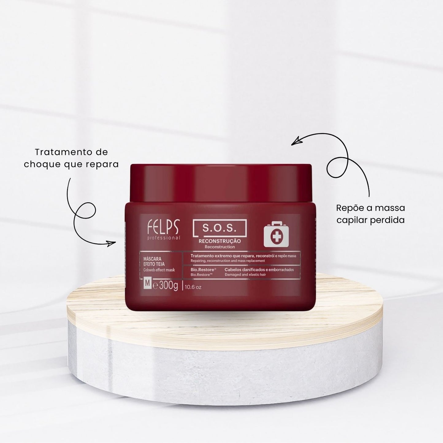 Kit Felps Cronograma Nutriforce (S.O.S + Marula 2 x 300 g)