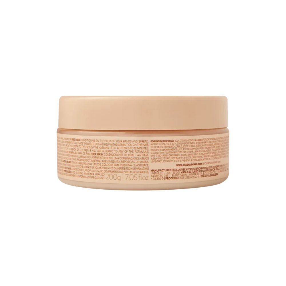 Máscara Braé Fiber Mask Efeito Teia 200 g