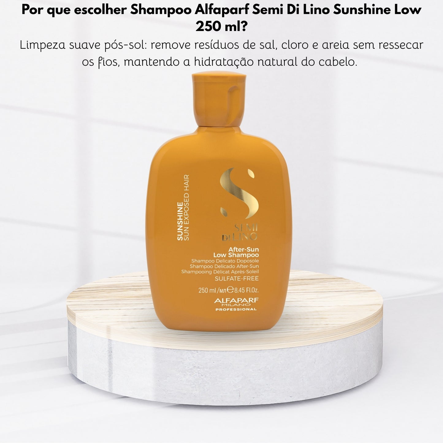 Shampoo Alfaparf Semi Di Lino Sunshine Low 250 ml