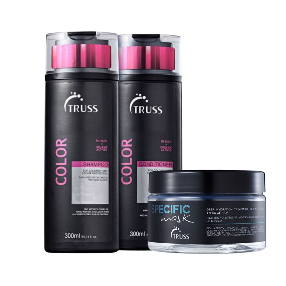 Kit Truss Color Shampoo 300 ml + Condicionador 300 ml + Mask Specific 180 ml