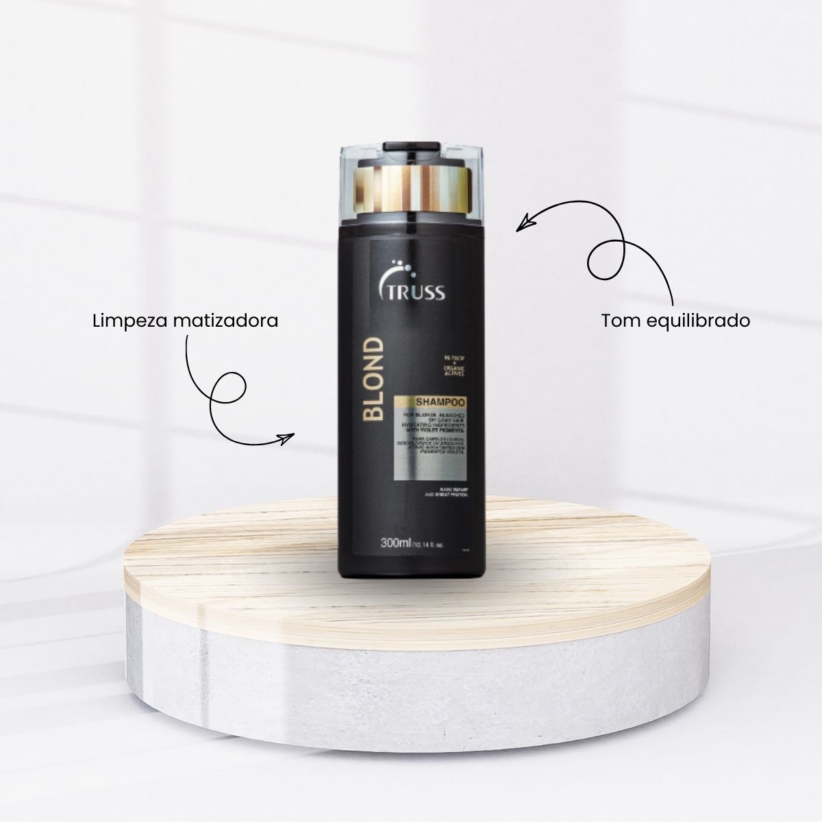 Kit Truss Blond Shampoo + Condicionador 300 ml + Uso Obrigatório Blond