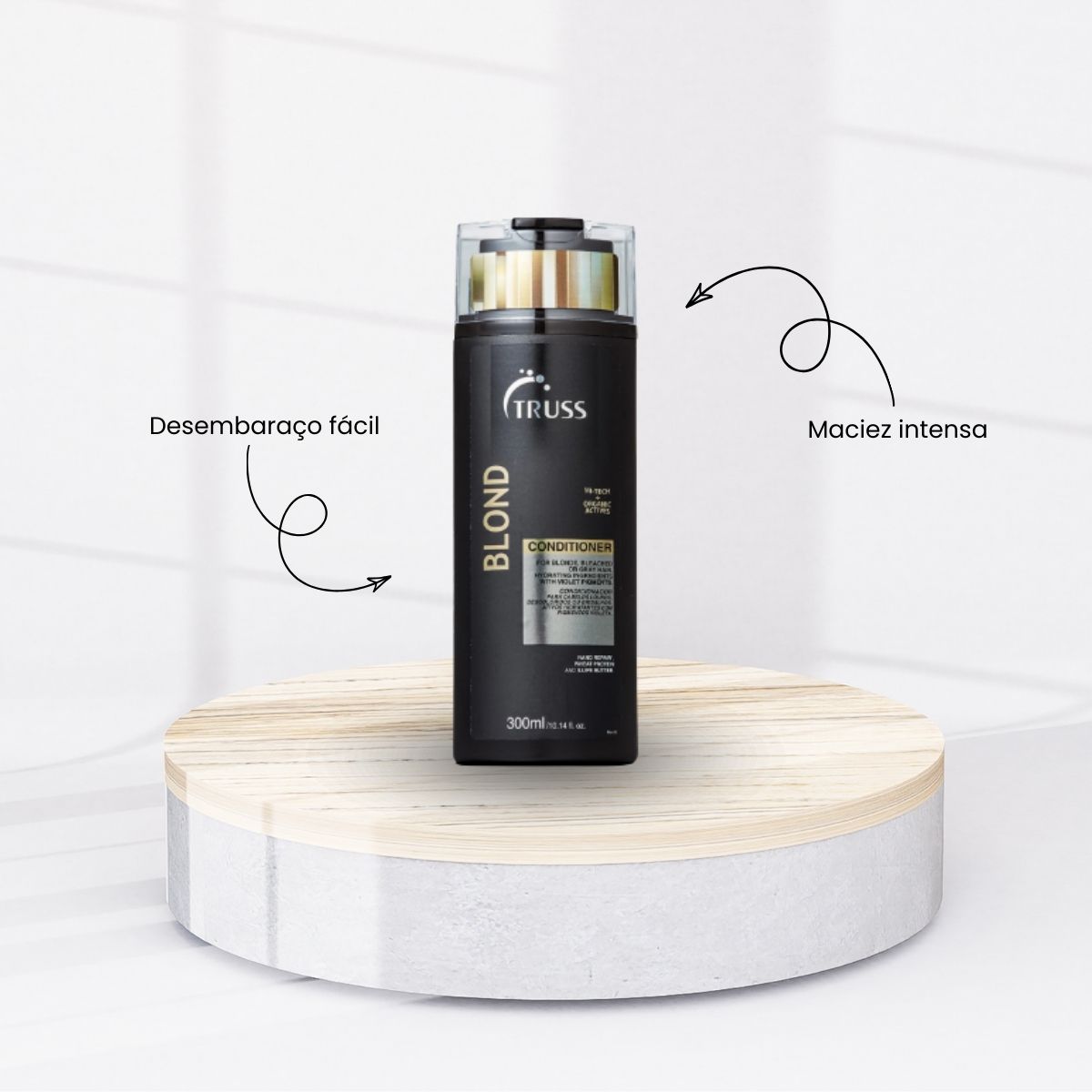 Kit Truss Blond Shampoo + Condicionador 300 ml + Uso Obrigatório Blond