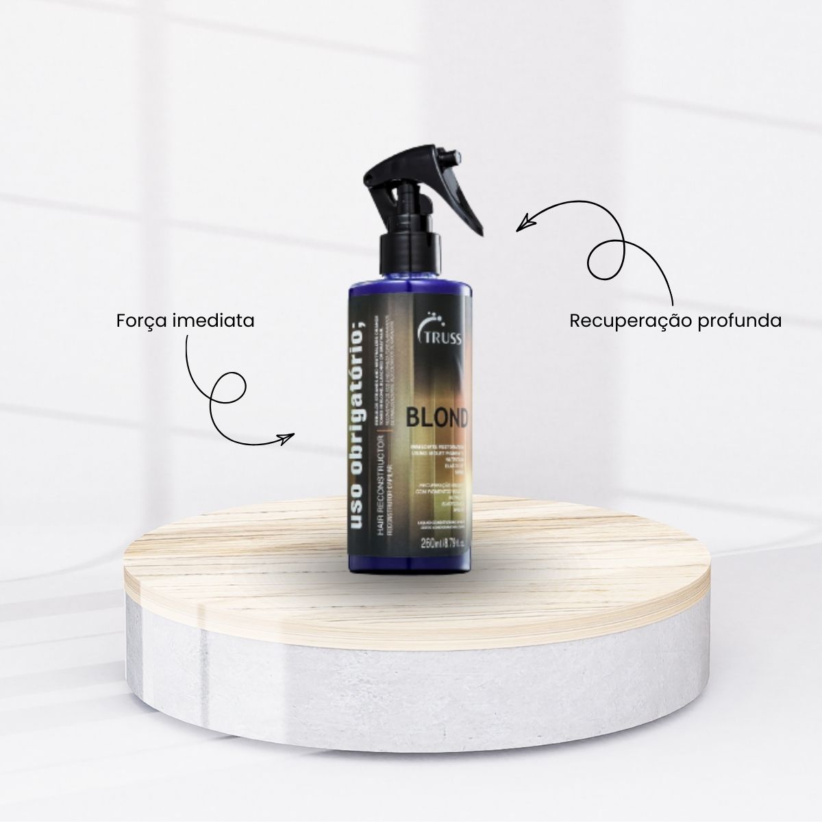 Kit Truss Blond Shampoo + Condicionador 300 ml + Uso Obrigatório Blond