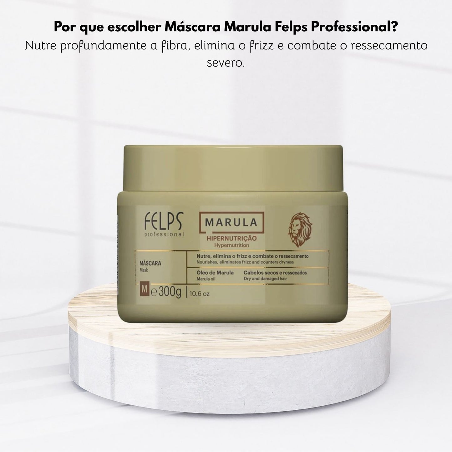 Máscara Felps Marula de Hiper Máscara de Nutrição 300 g