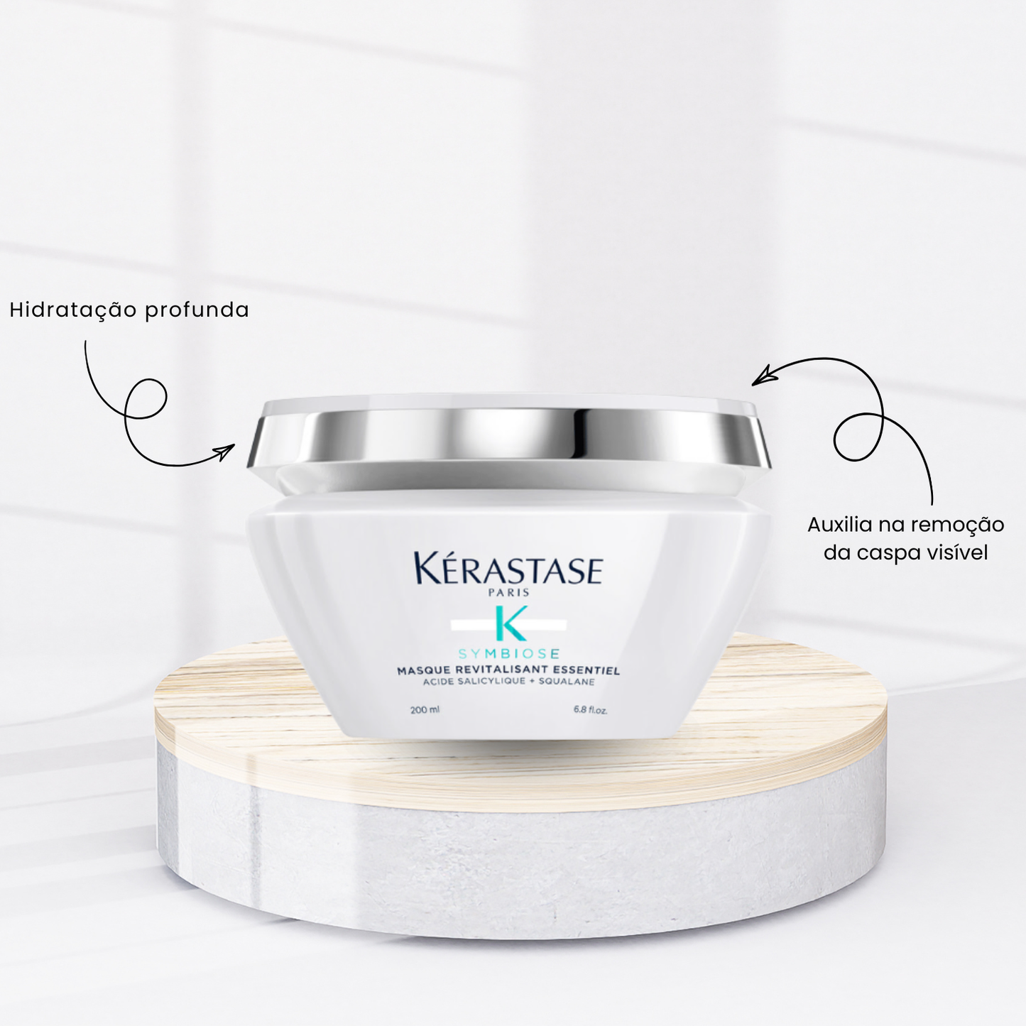 Máscara Kérastase Symbiose Revitalisant Essentiel 200 ml