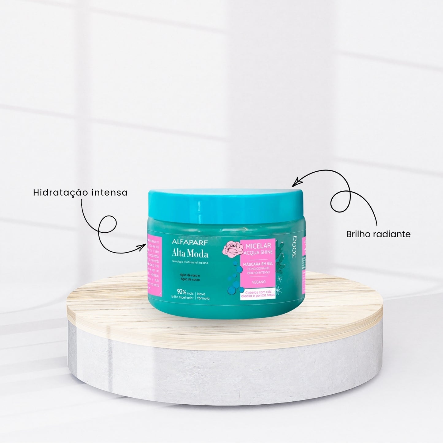 Máscara Alfaparf Alta Moda Micelar Acqua Shine Gel 300 g