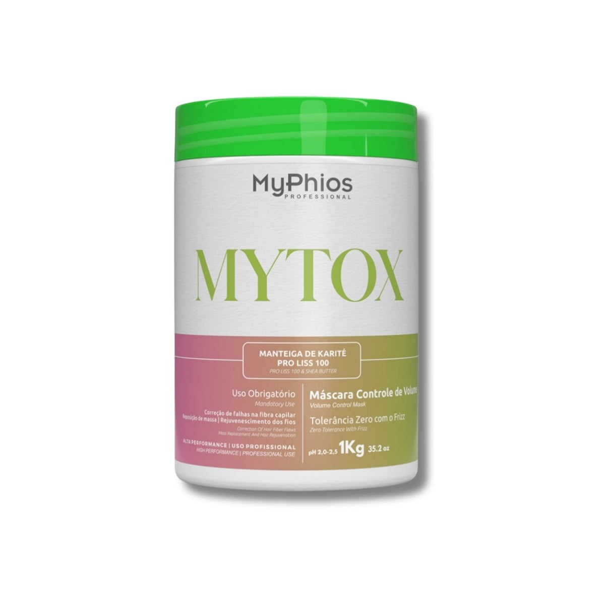 Botox Capilar Capilar MyPhios Mytox Máscara Controle de Volume 1 Kg