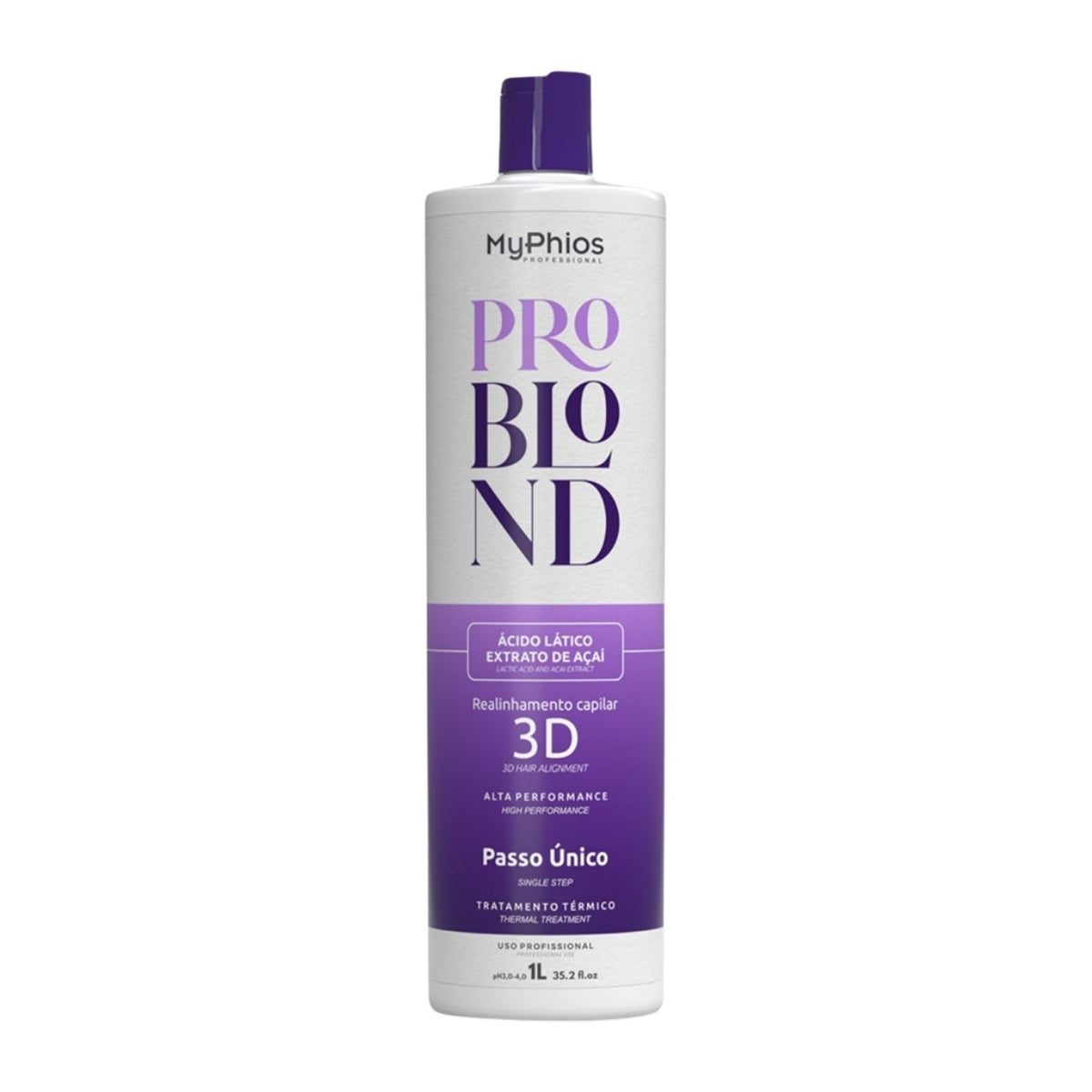 Progressiva MyPhios ProBlond Realinhamento Capilar 1 Litro