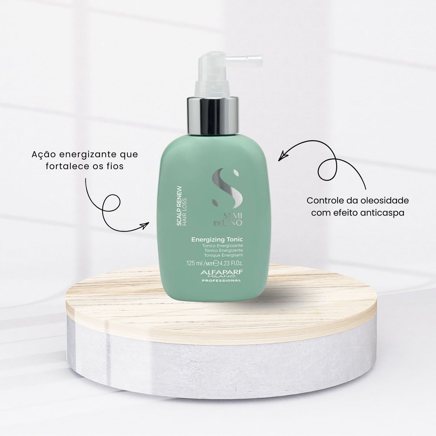 Alfaparf Semi Di Lino Scalp Renew Energizing Tônico Capilar 125 ml