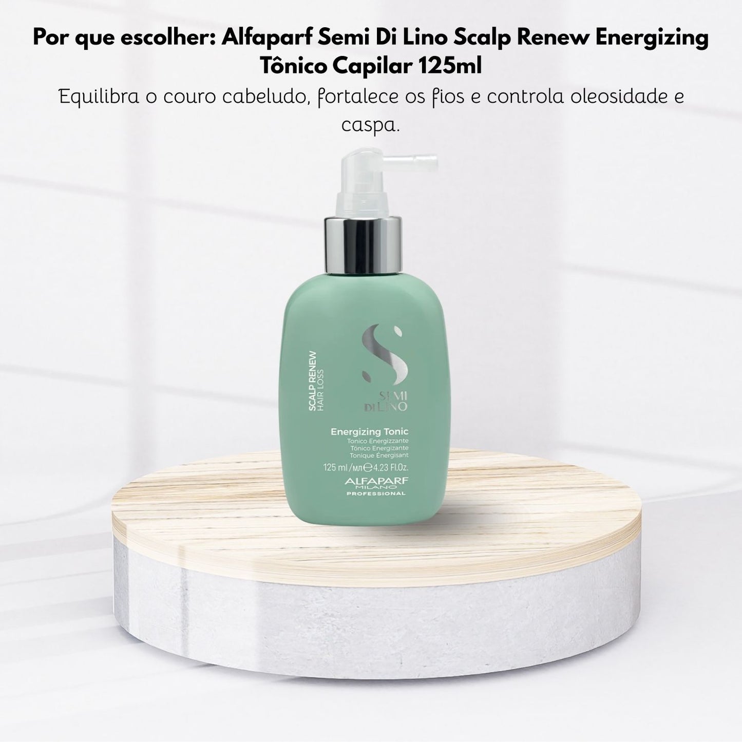 Alfaparf Semi Di Lino Scalp Renew Energizing Tônico Capilar 125 ml