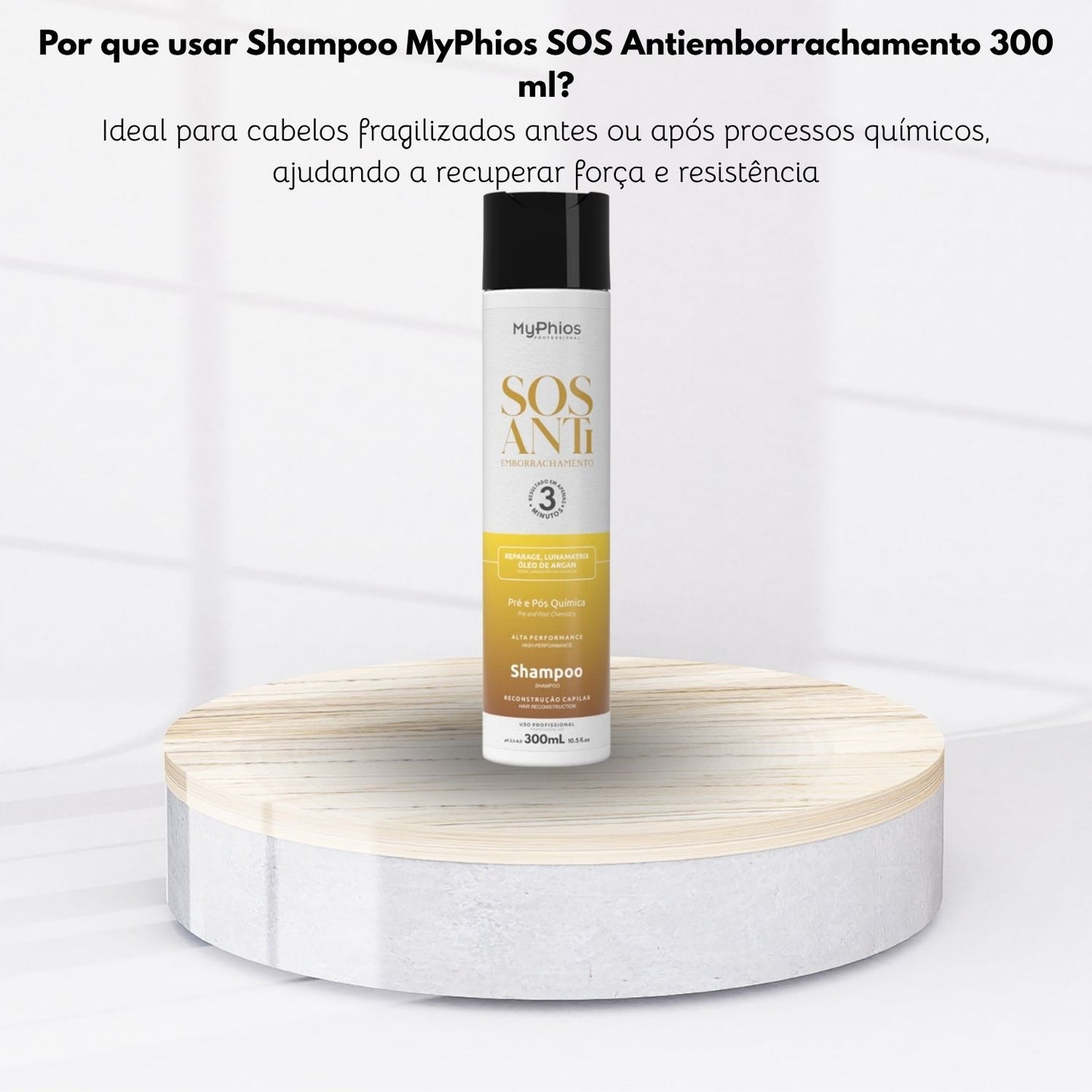 Shampoo MyPhios SOS Antiemborrachamento 300 ml