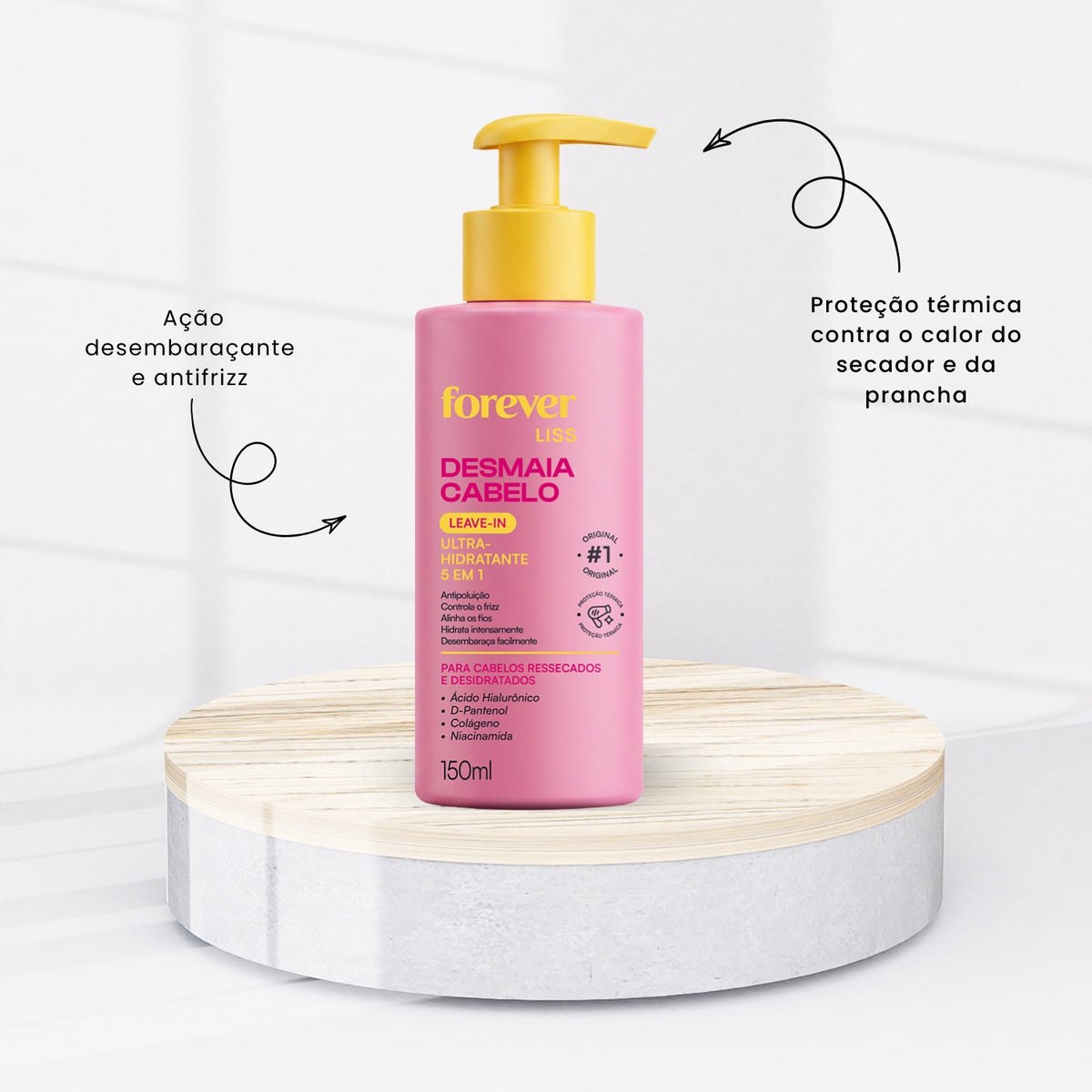Kit Forever Liss Desmaia Cabelo Tratamento Capilar Home