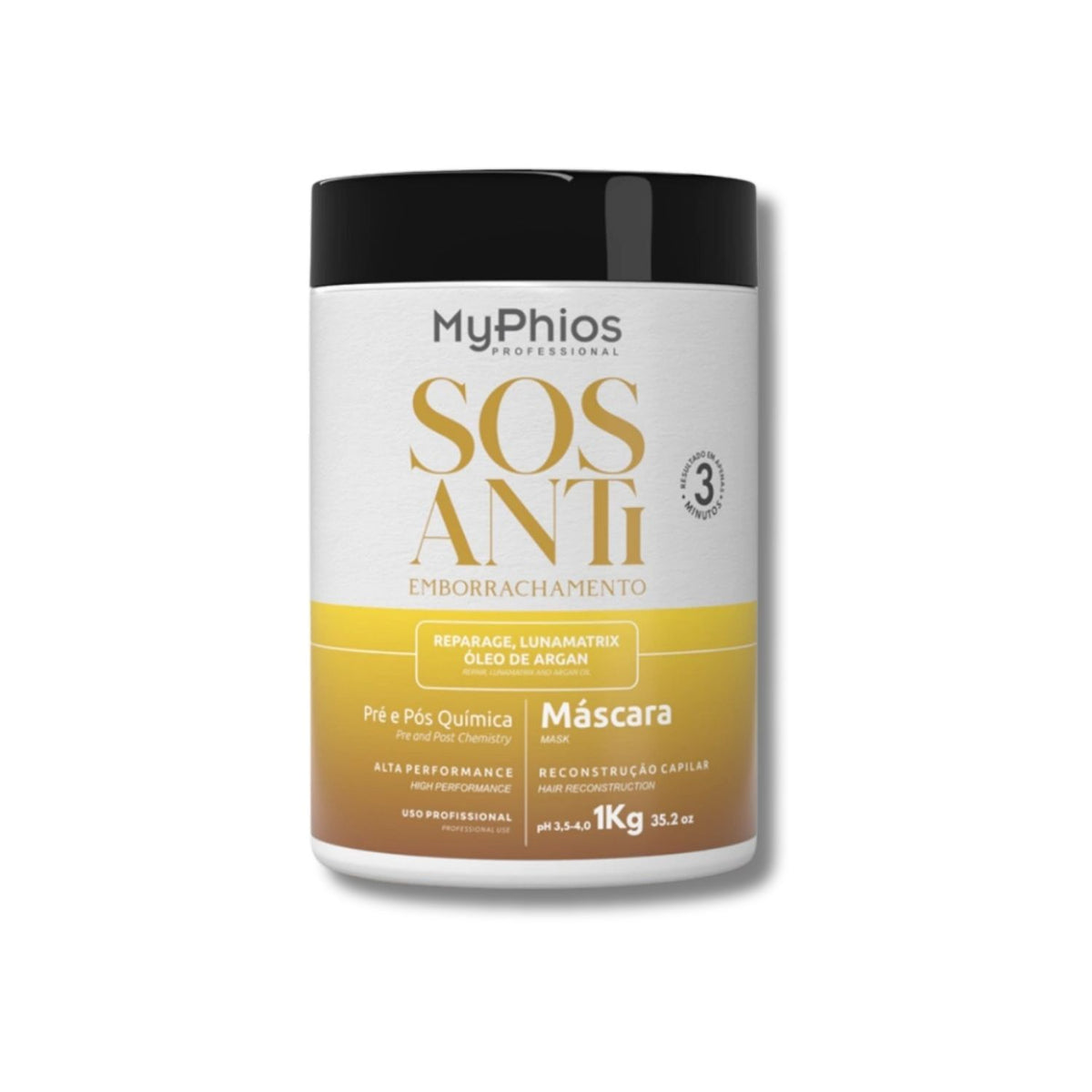 Máscara MyPhios SOS Antiemborrachamento 1 Kg