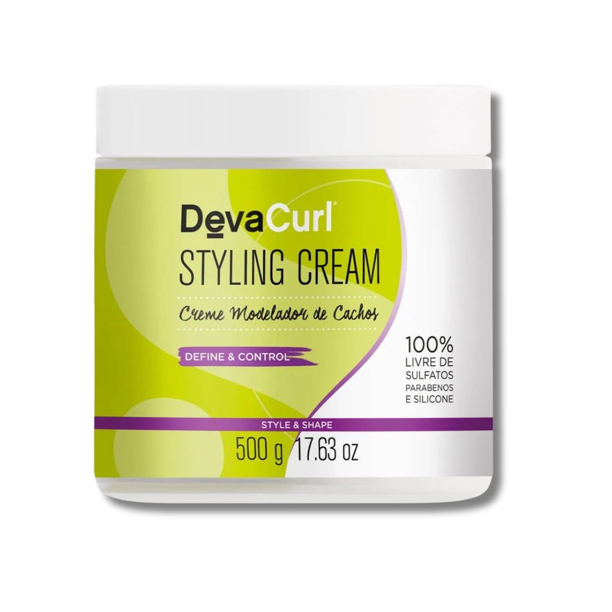 Leave-in DevaCurl Styling Cream Creme Modelador de Cachos para Cabelo Cacheado 500 g