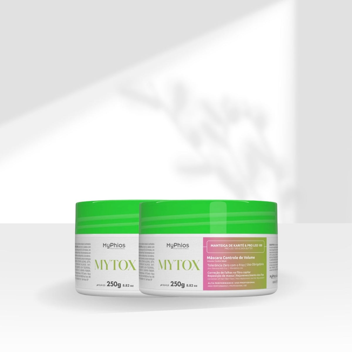 Kit MyPhios Mytox 2 Máscara Controle de Volume 250 g