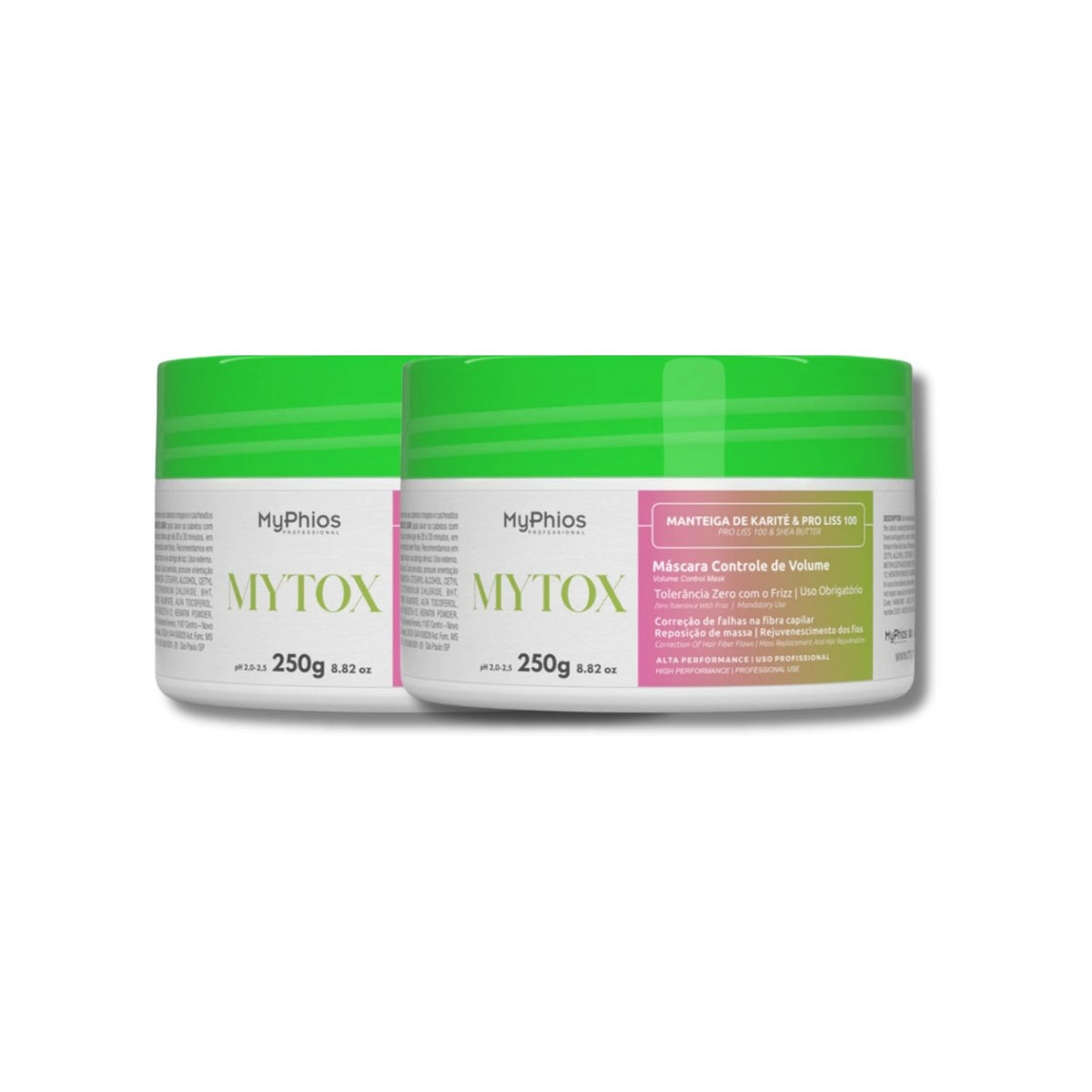 Kit MyPhios Mytox 2 Máscara Controle de Volume 250 g