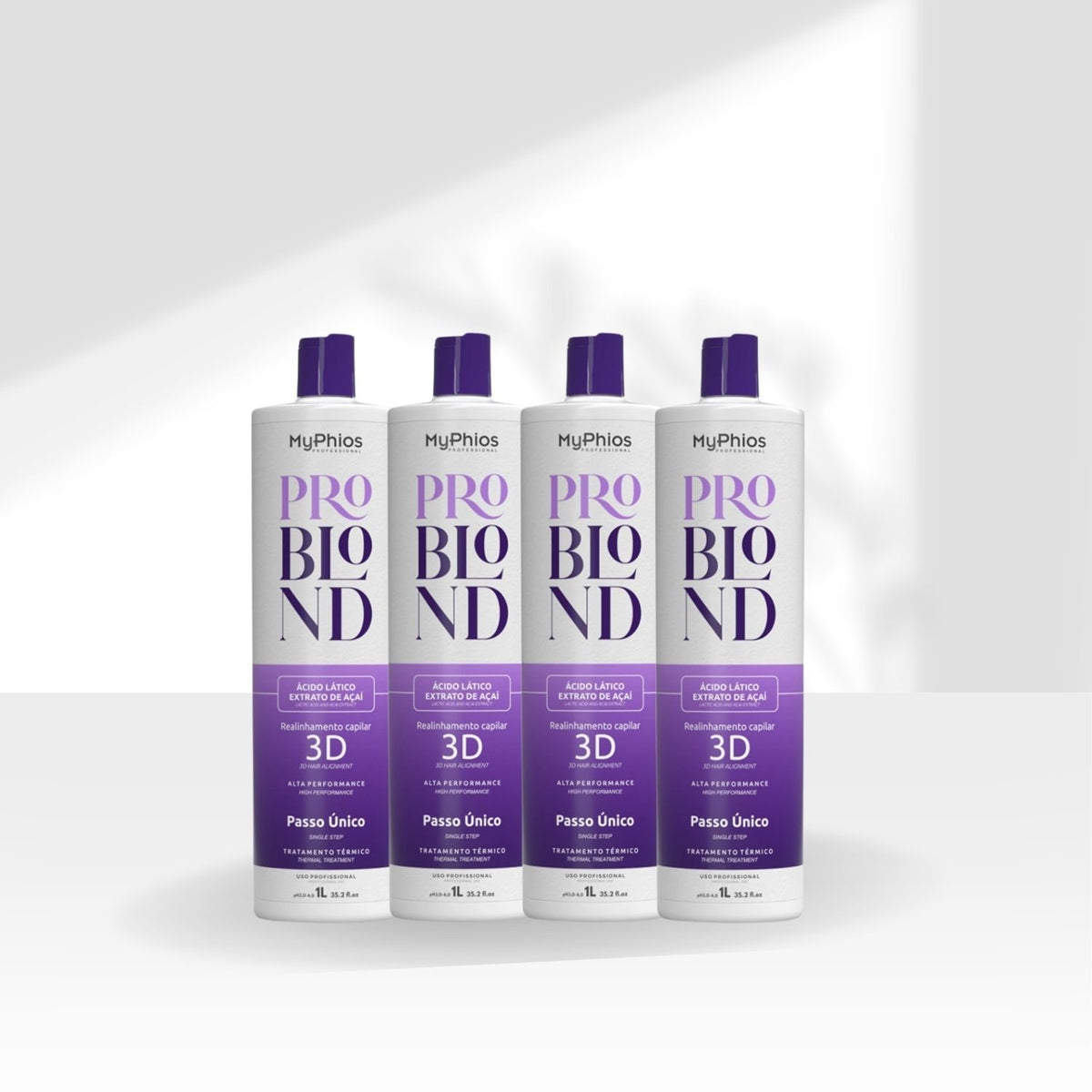Kit MyPhios ProBlond 4 Realinhamento Capilar 1 Litro