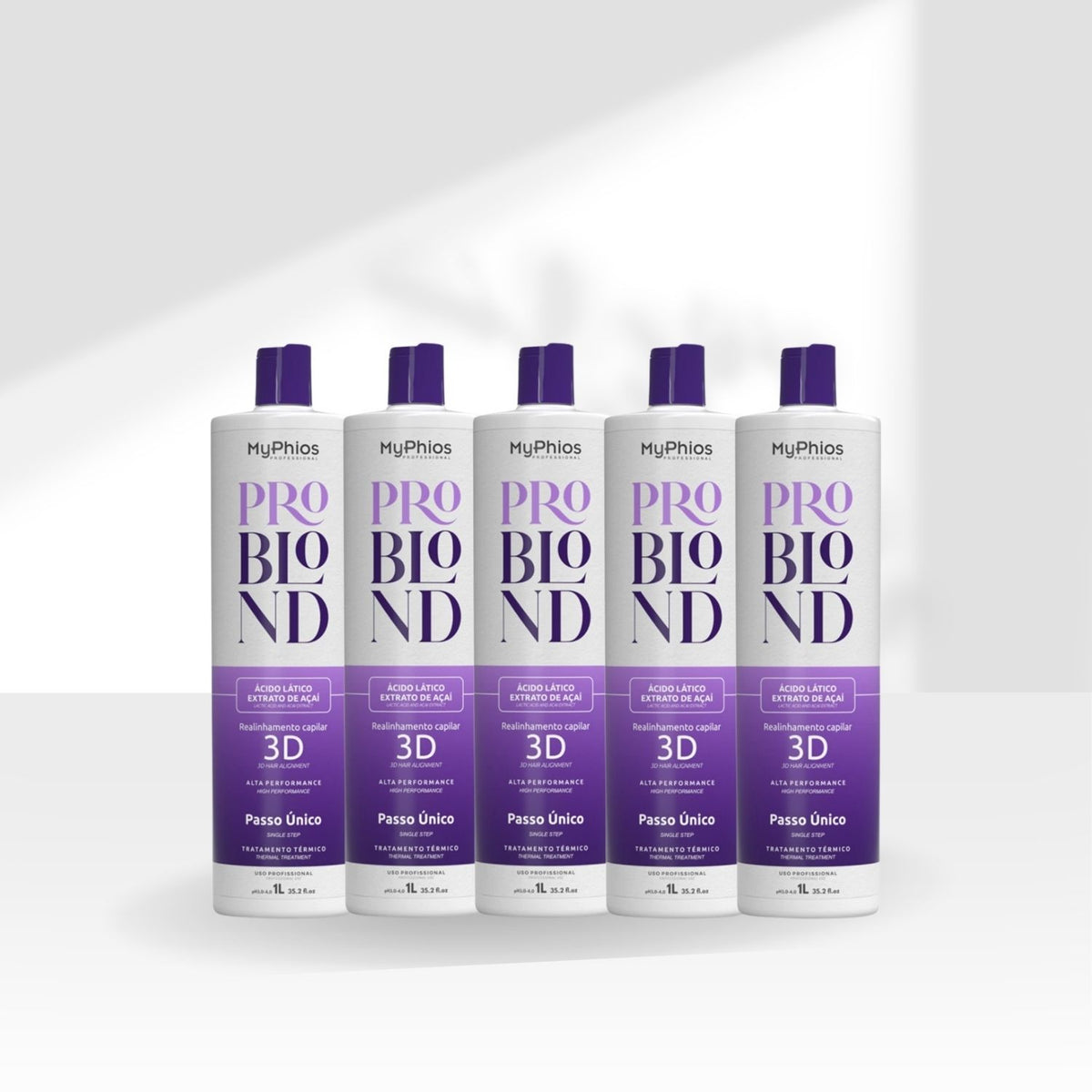 Kit MyPhios ProBlond 5 Realinhamento Capilar 1 Litro