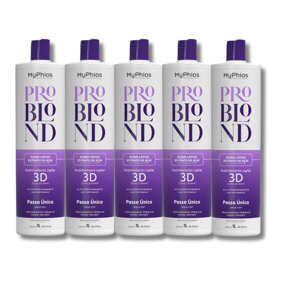 Kit MyPhios ProBlond 5 Realinhamento Capilar 1 Litro
