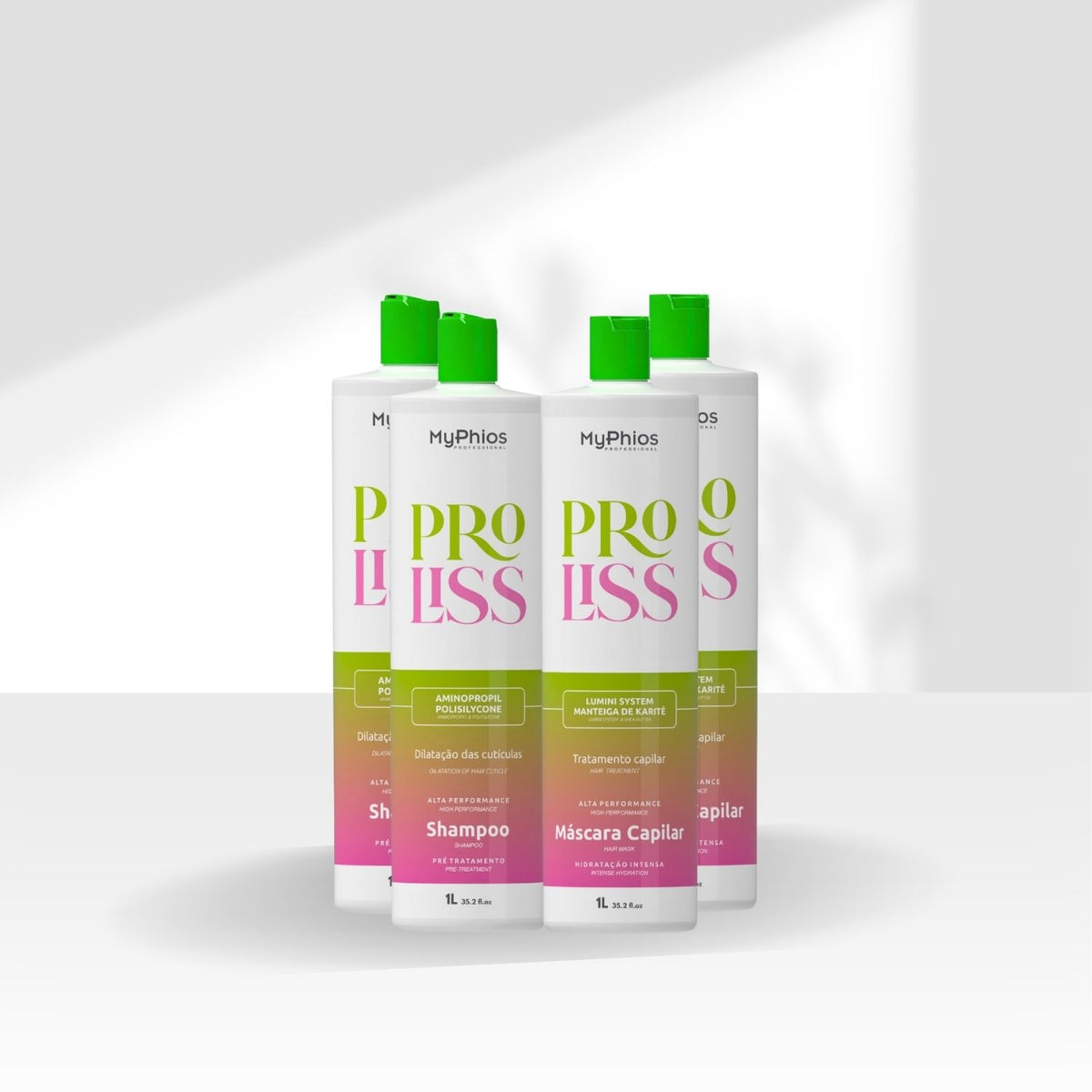Kit MyPhios ProLiss 2 Realinhamento Capilar 1 Litro