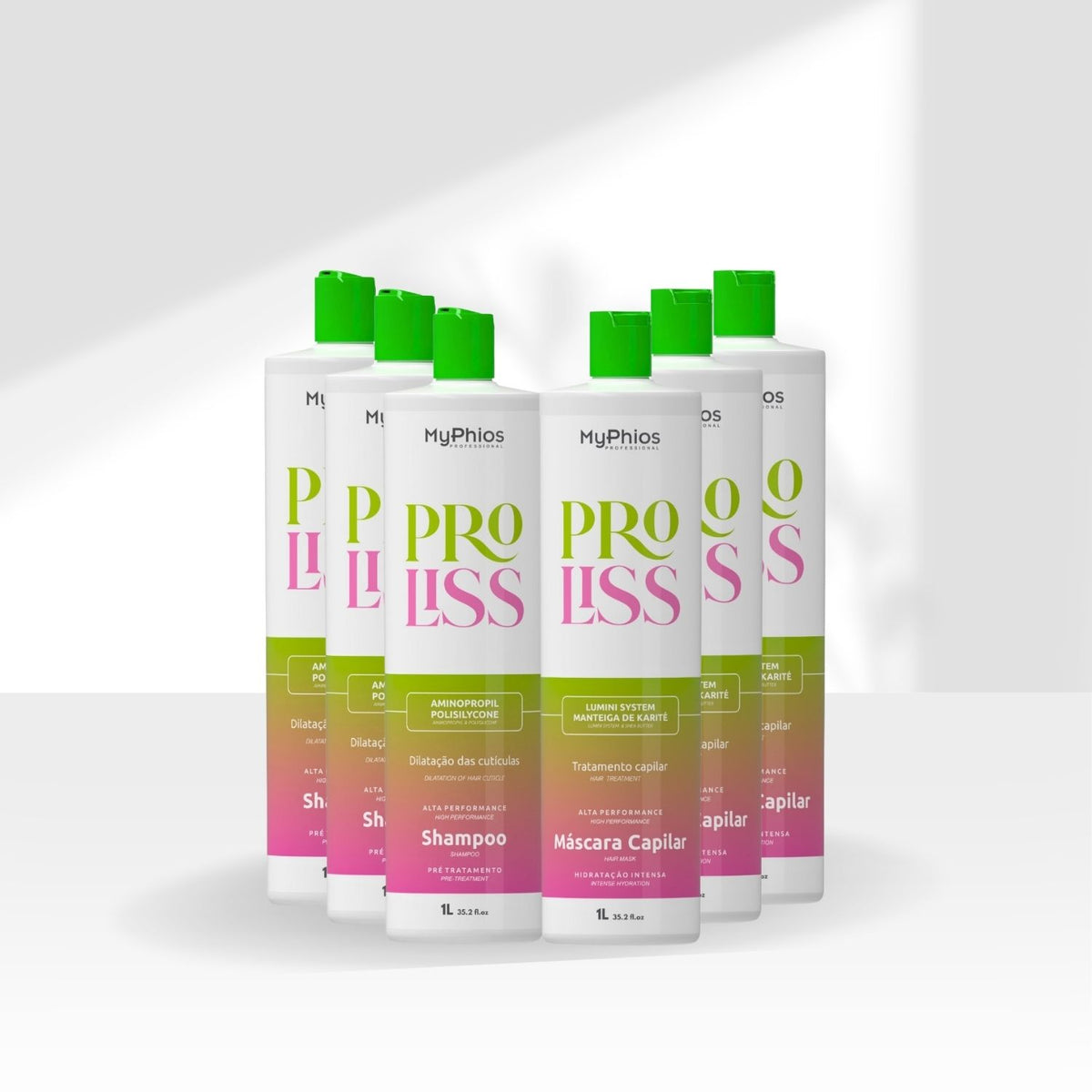 Kit MyPhios ProLiss 3 Realinhamento Capilar 1 Litro