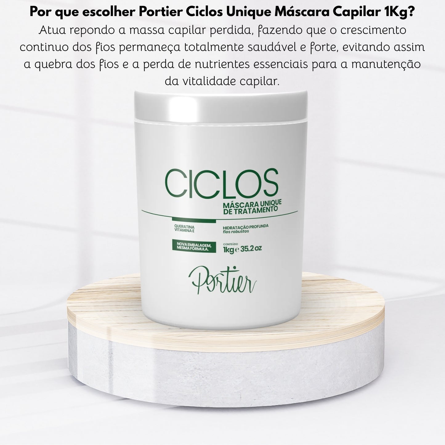 Botox Capilar Capilar Portier Ciclos Unique B-Tox Máscara Capilar 1000 g