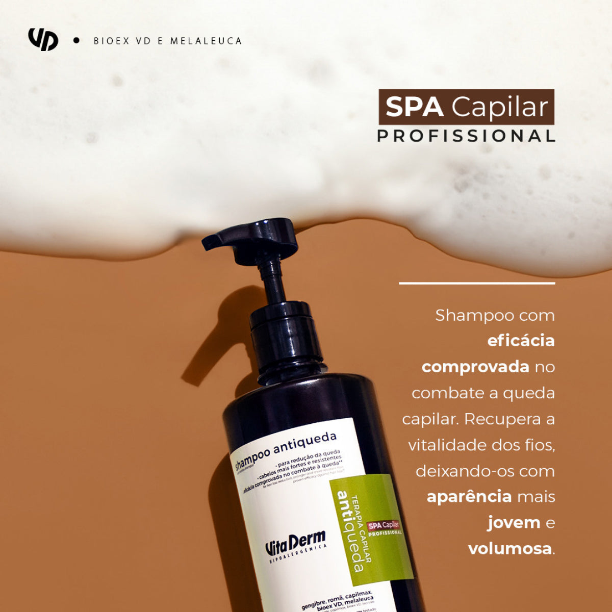 Shampoo Vita Derm Terapia Capilar Shampoo Antiqueda 500 ml