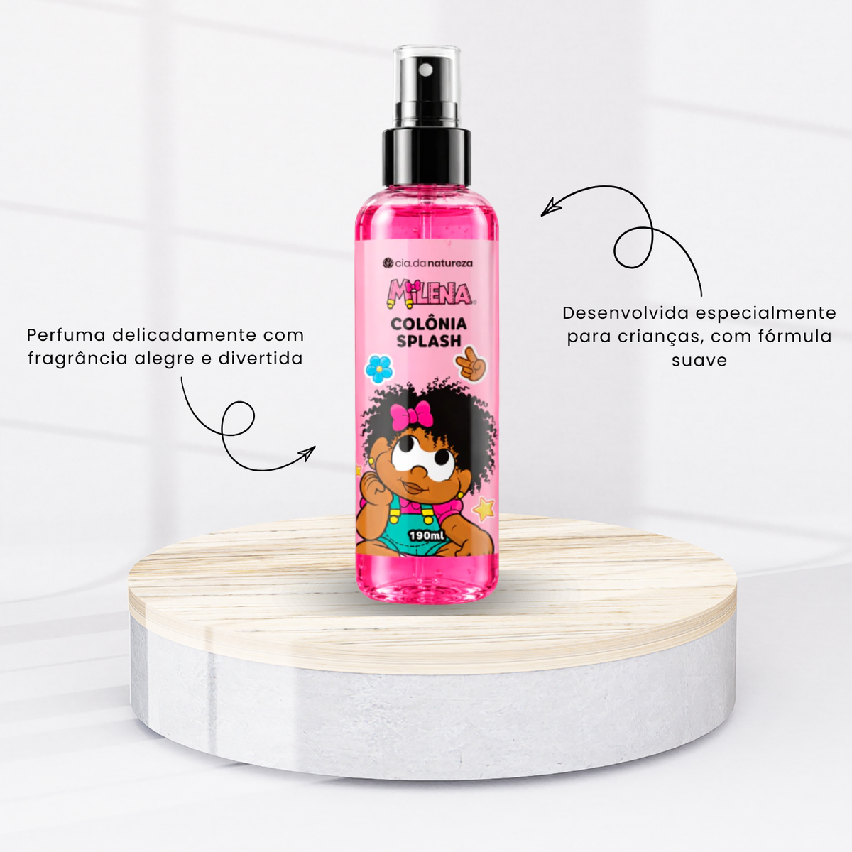 Colônia Cia da Natureza Milena Kids Splash 190ml