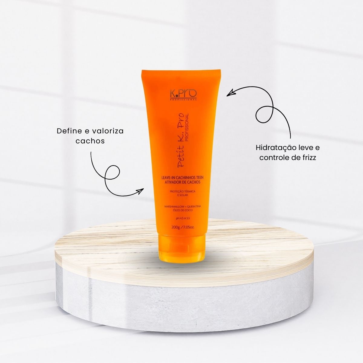 Ativador de Cachos K.Pro Petit Cachinhos Teen para Cabelo Cacheado 200 g
