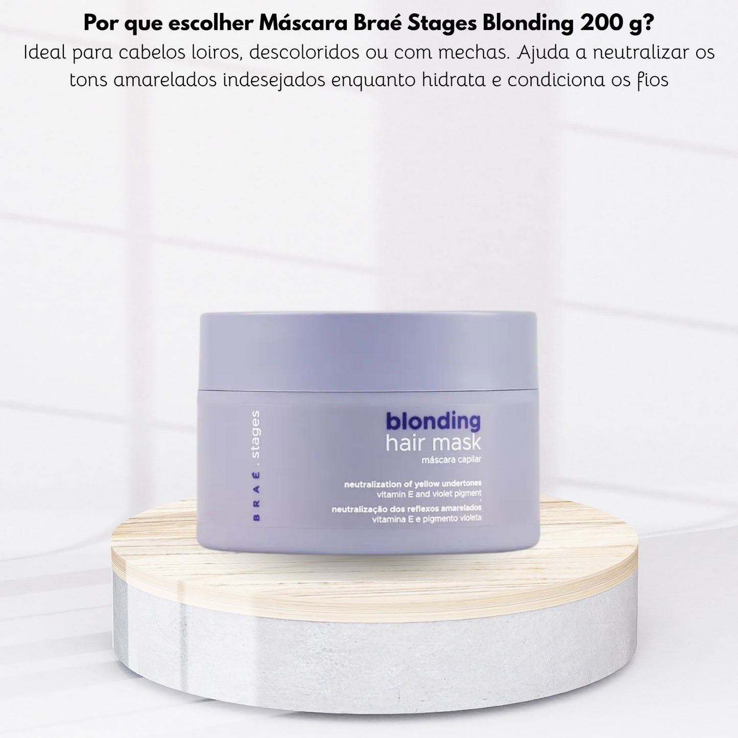Máscara Braé Stages Blonding 200 g