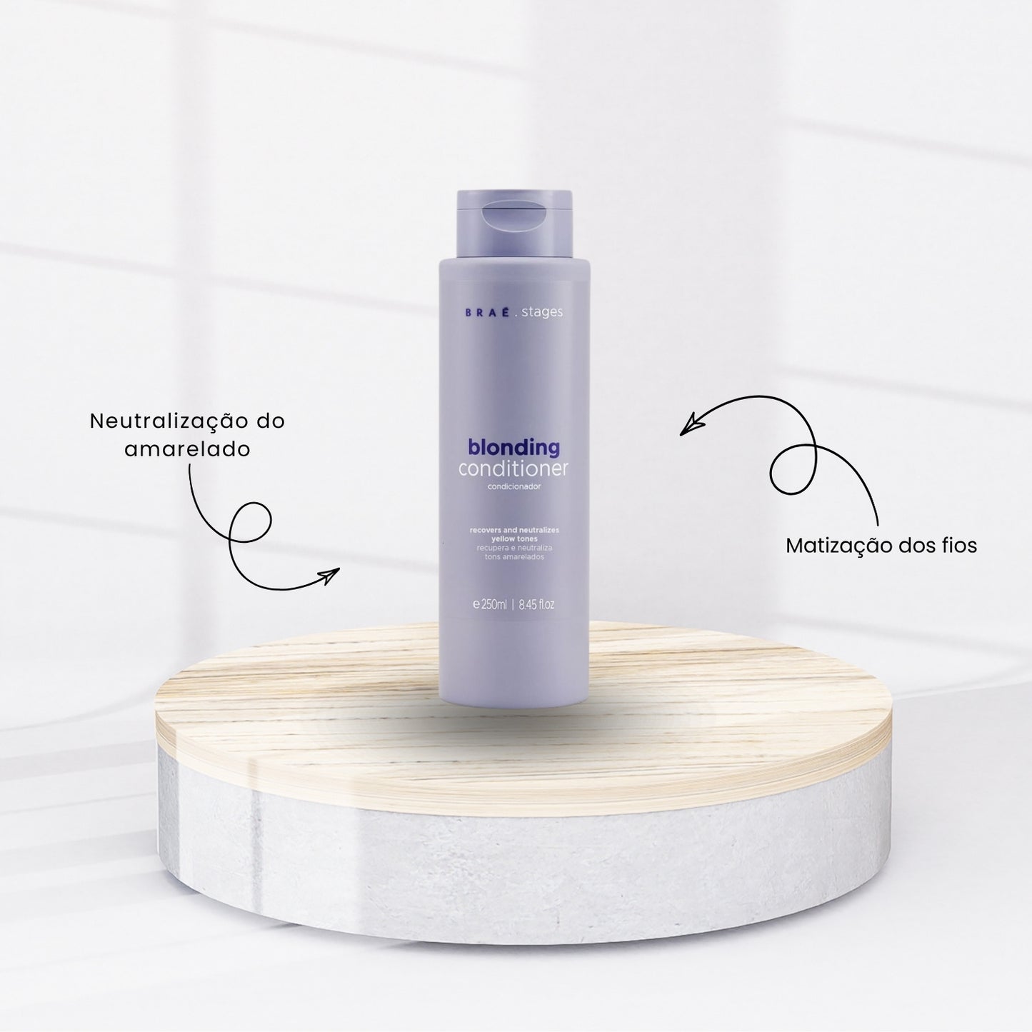 Kit Braé Stages Blonding Shampoo e Condicionador 250 ml