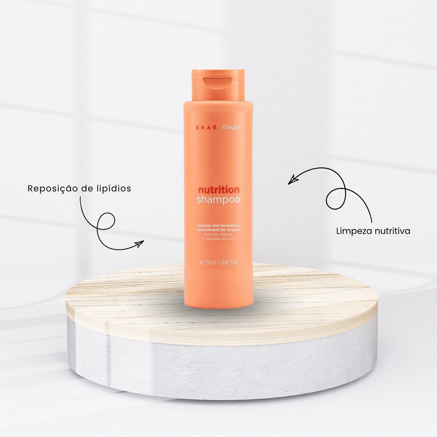 Shampoo Braé Stages Nutrition 250 ml